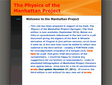 Tablet Screenshot of manhattanphysics.com